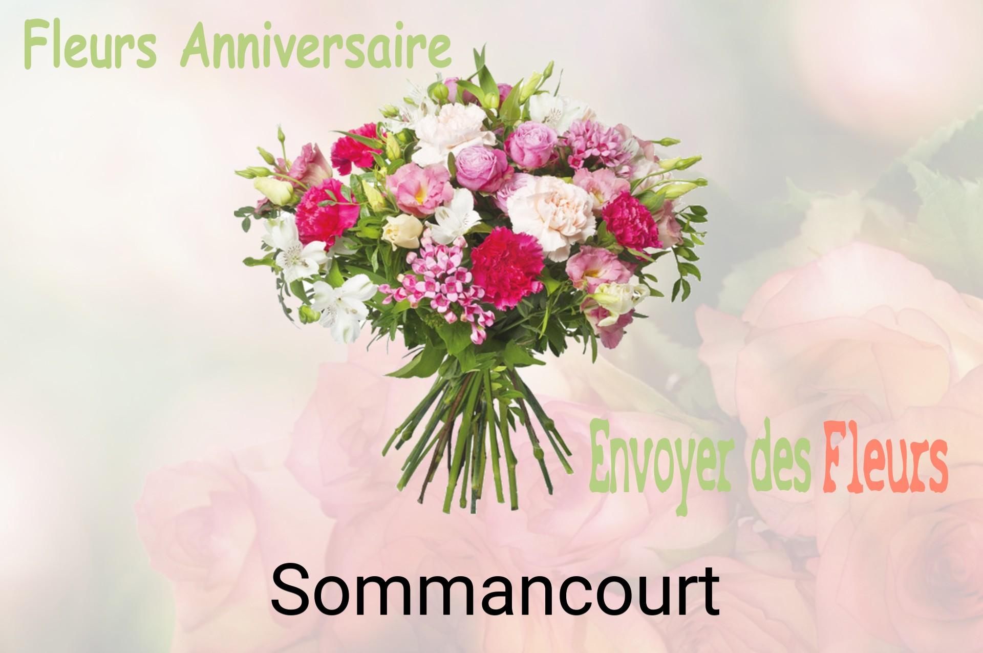 Bouquet de fleurs d’anniversaire livré à Sommancourt